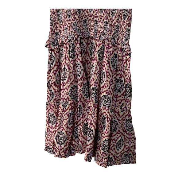 ELAN WOMENS XSMALL RUFFLE SLEEVE MINI DRESS LAVENDER IKAT PRINT NEW - Picture 7 of 11